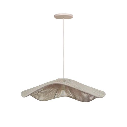 Colgante Capelina 1L E27 Algodón 60 Cm Liguen