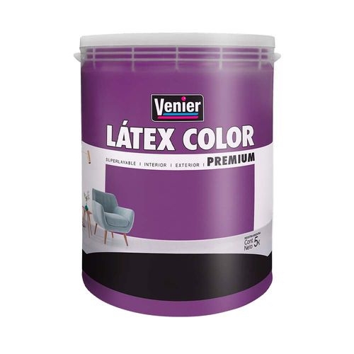 Látex Interior/Exterior Premium Violeta Mist 5 Kg Venier