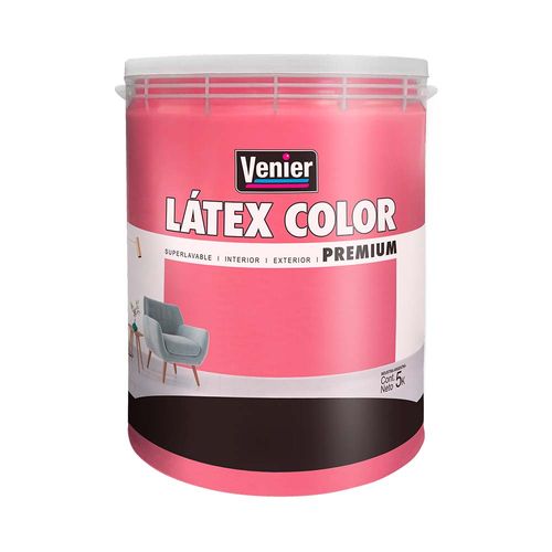 Látex Interior Exterior Premium Venier Rosa Festivo 5 Kg