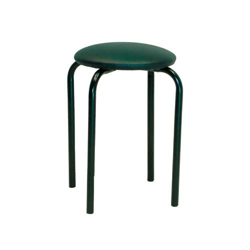 Banquito Redondo 30X30X45 Negro Dakot