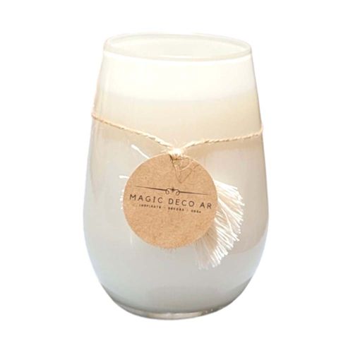 Vela Soja Bombe Blanco/Negro 400 Ml Magic Deco