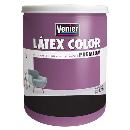 Látex Interior/Exterior Premium Violeta Mist 1.25Kg Venier