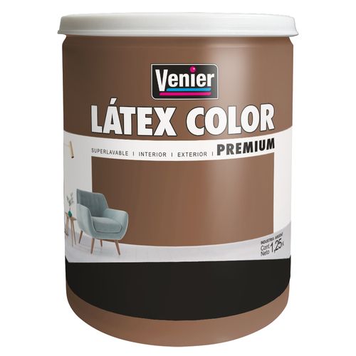 Látex Interior/Exterior Marron Natu 1.25 Kg Premium Venier