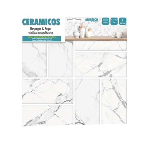 Ceramico Carrara Blanco 25Cm X 25Cm