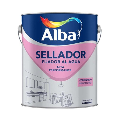 Fijador Sellador Al Agua Premium Alba 1L