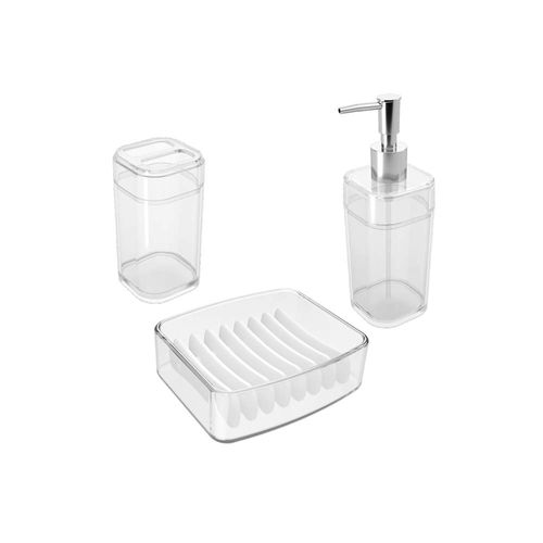 Set de 3 Accesorios de Baño  Slpash Varios Colores QUO Productos