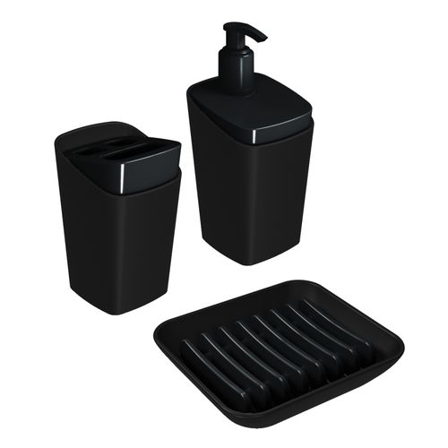 Set de 3 Accesorios de Baño Square Varios Colores QUO Productos