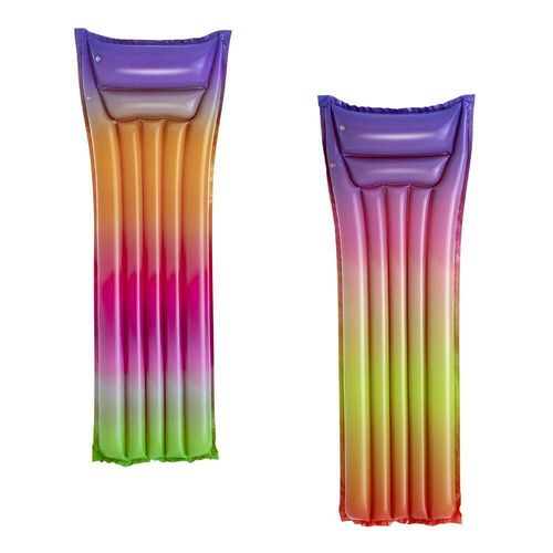 Flotador Colchóneta Inflable Arco Iris 183X69 Cm Bestway