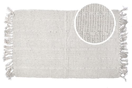 Alfombra costado de cama 50x80Cm gris