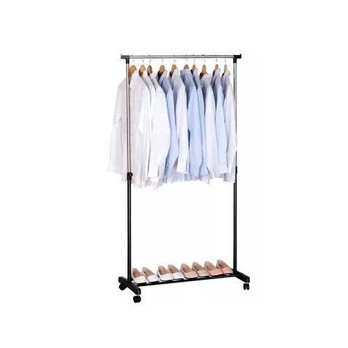 Perchero Comercial Simple Con Ruedas 155x75 Cm Lucomex