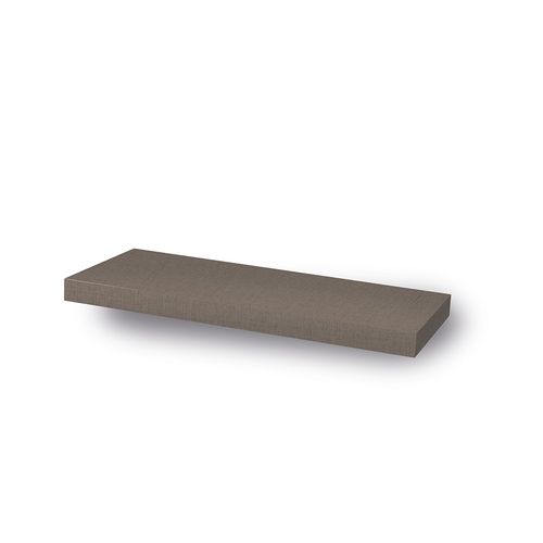 Estante Flotante 60X25 Cm Lino Oscuro Sc Metalúrgica