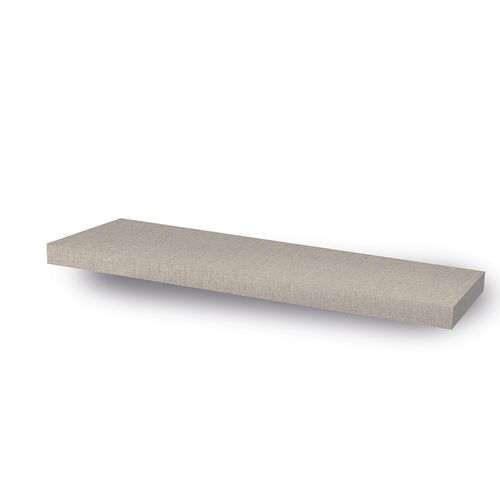 Estante Flotante 80X25 Cm Lino Claro Sc Metalúrgica