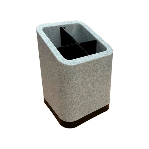 escurridor de cubiertos plastico gris