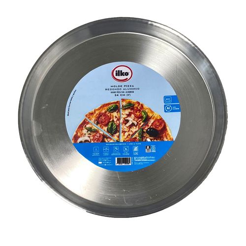 pizzera aluminio 34 cm ilko