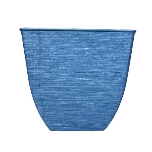 Maceta Owen Azul Metal 25 Cm Matri