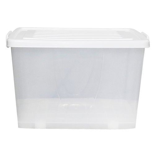 Caja Pl 80L C-Rued Tran T-Color Bco Tt