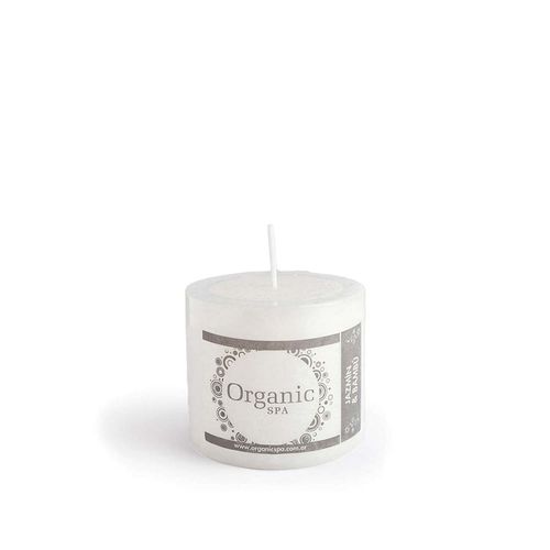 Vela Jazmin Y Bambu  5.5X5.5 Organic Spa