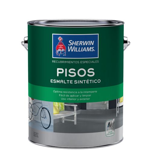 Piso Sherwin Williams Rojo 4Lts