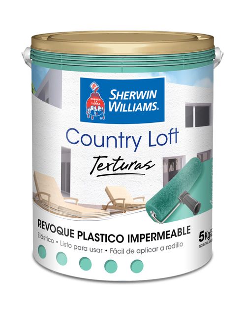 Revestimiento Texturado Color Loft Aguamarina 25 Sherwin Williams