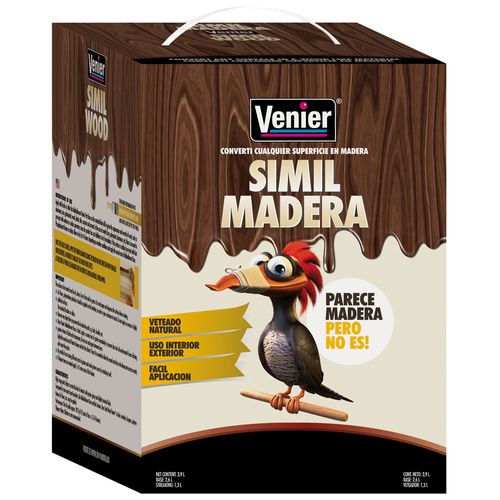 revest simil madera venier gris 3.9l