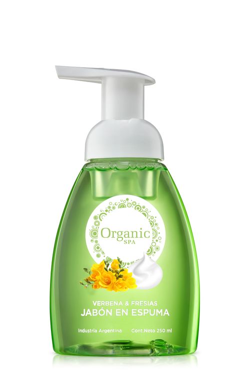Jabon Espuma Verbena Y Fresias Organic Spa