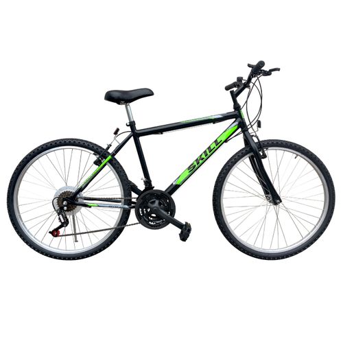 Bicicleta R 26 Mountain 18 Velocidades Hombre Negro Skill