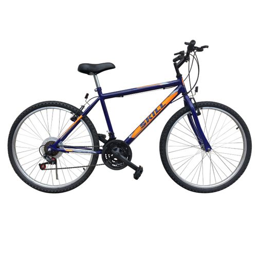 Bicicleta R 26 Mountain 18 Velocidades Hombre Azul Skill