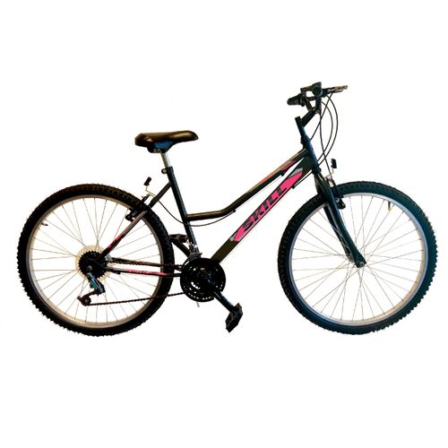 Bicicleta R 26 Mountain 18 Velocidades Mujer Negro Skill