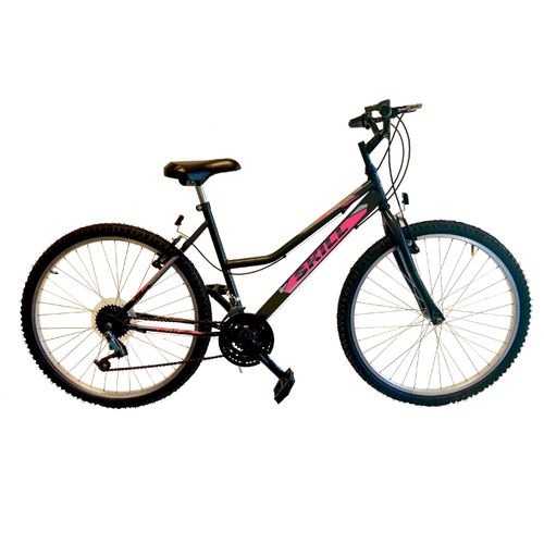 bicicleta r26 mountain 18 vel m negro Skil