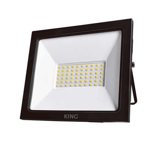 Reflector Led Luz Fría 50 W Negro King