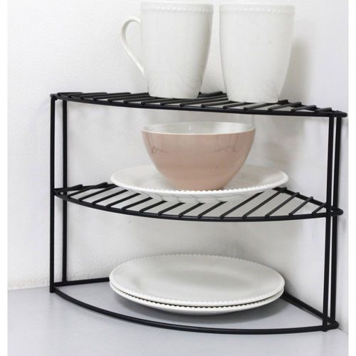 organizador esquinero negro 34x26x23cm