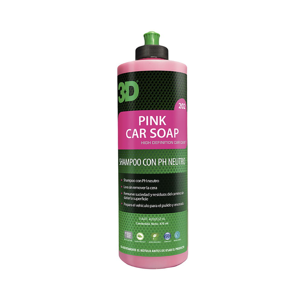 Shampoo Rosa pH Neutro 470 Ml 3D