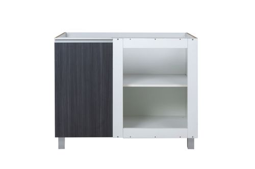 Bajo Mesada Esquinero 1 Puerta Antracita 98X81 Cm Ricchezze