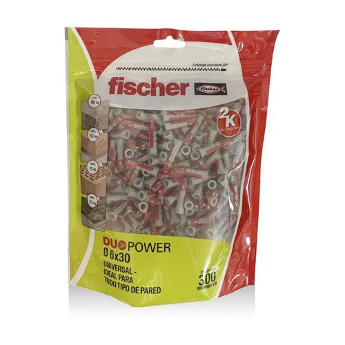 Taco Duopower 6 Mm x 30 Mm 300U Pouch Fischer