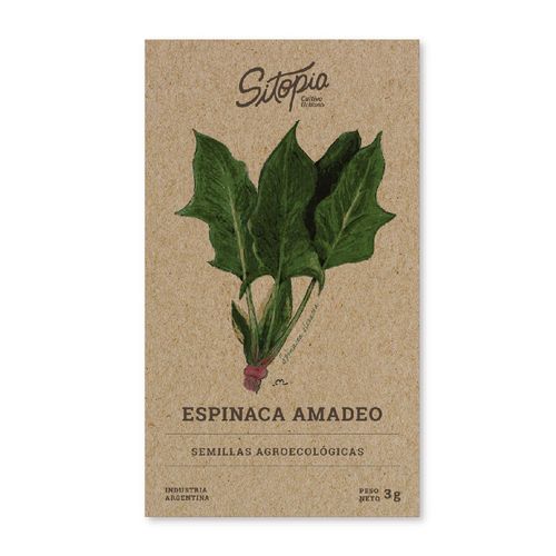 Semilla Ecologica CEC Espinaca Amadeo