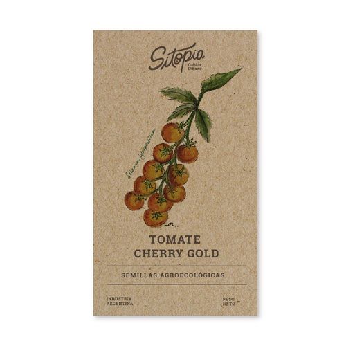 Semilla Ecologica  Tomate Cherry Gold Cec