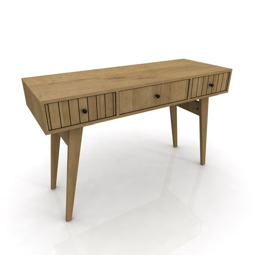 Escritorio 120x48x78Cm Roble Miel Wall Muebles Gacela