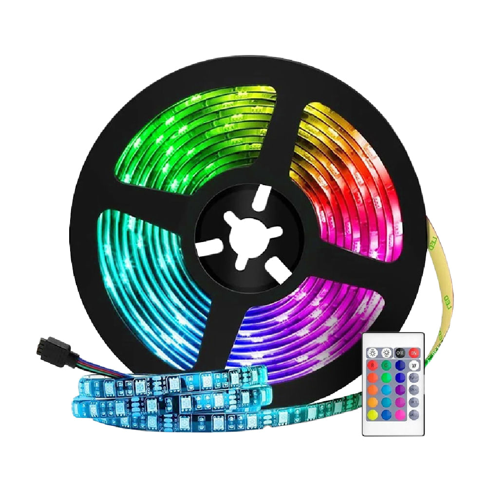 Tira Led Interior 18 W 5 Mts RGB Candela