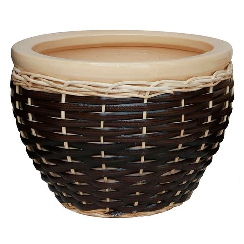 Maceta Rattan Jo 24 Cm Outzen