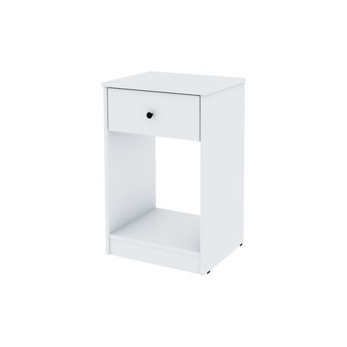 Mesa De Luz Libe 1 Cajón 43 X 35 X 67 Cm Blanco Centro Estant