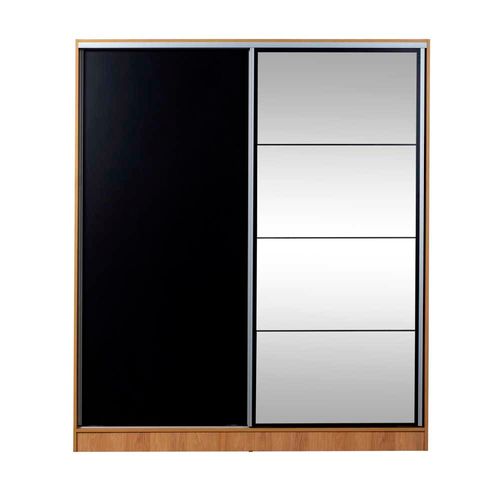 Placard 2 Puertas 178X59X205Cm Hickory/Negro Ricchezze
