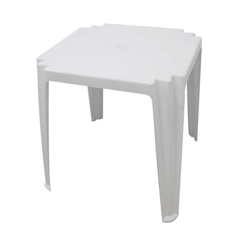 Mesa Plastic Apilable Blanco 70X70 Cm Quality