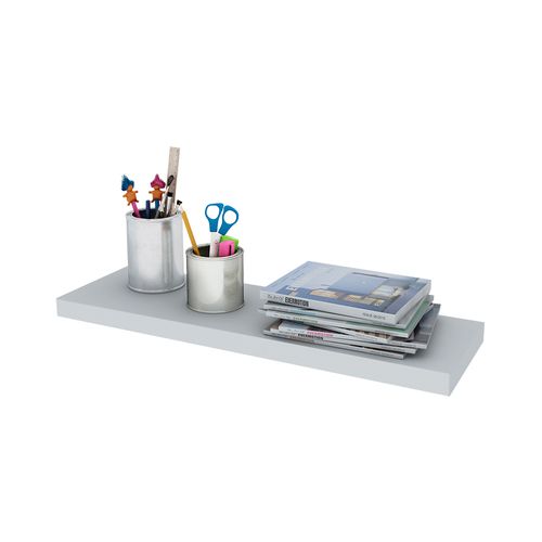 Estante Flotante Blanco 96X4X25Cm Centro Estant