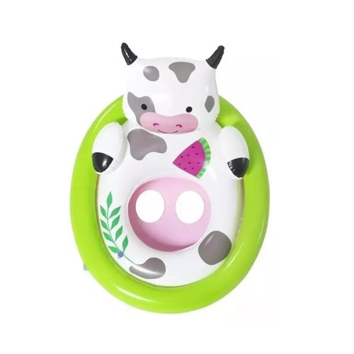 Flotador Asiento Con Sonido Animales Inflable 81x56 Cm