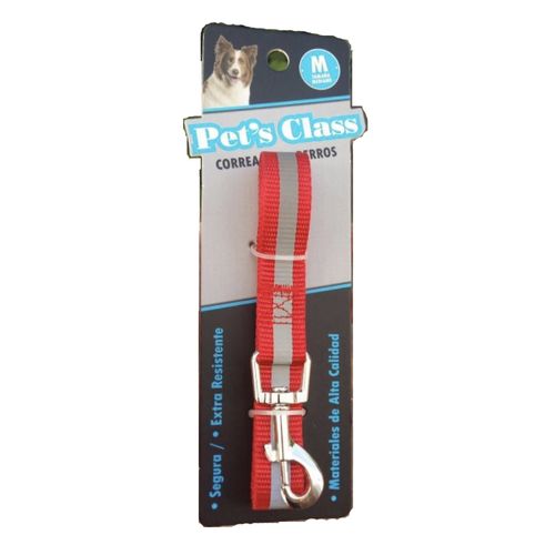 Correa Reflex Pet'S Class Tira Gris Medium
