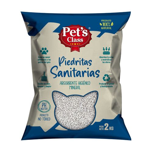 Piedras Sanitarias Pet's Class x2 Kg