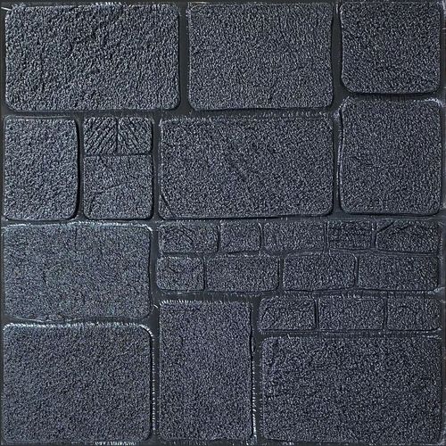 Placa Decorativa 3D Autoadhesiva Piedra 70 X 70 Cm Muresco