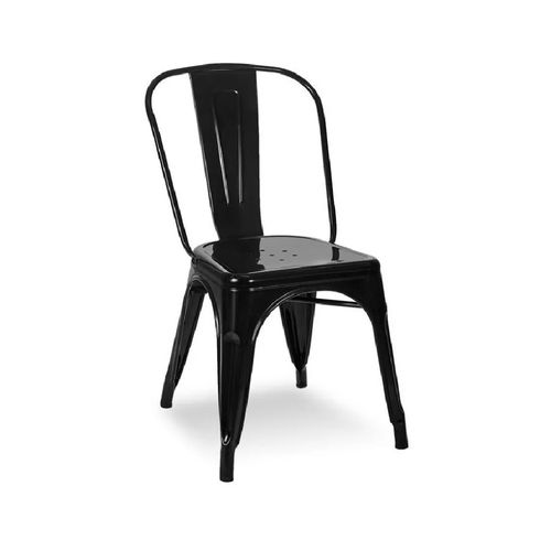 Silla Tolix Ft520001 Negra Garden Life