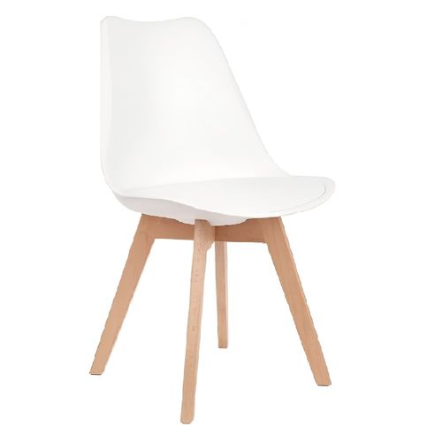 Silla Tulip 40X48X82 Cm Blanca Garden Life