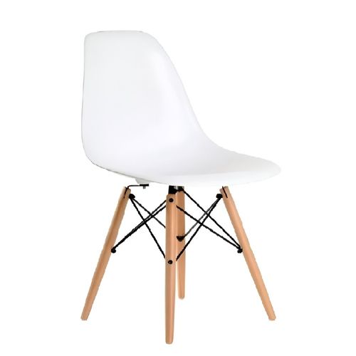 Silla Eames Tulip 47X55X83Cm Blanca Garden Life
